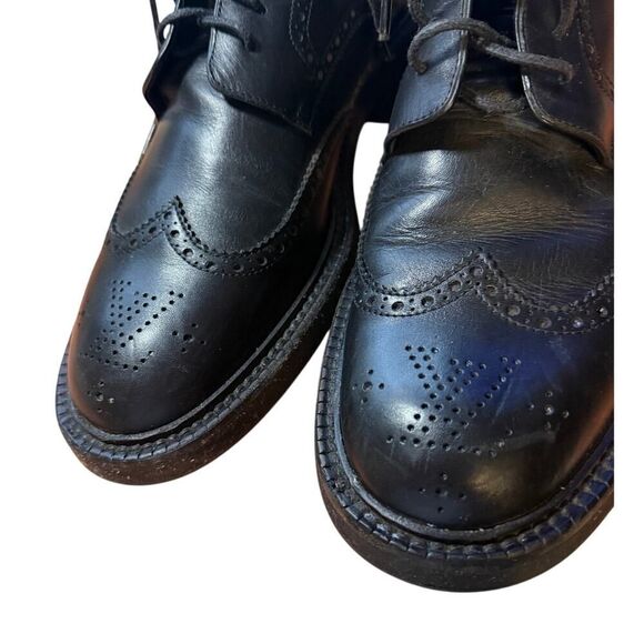 Louis Vuitton Black Leather Combat Boot Men's Sz. 8.5 - Picture 3 of 15